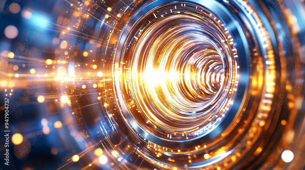 Poster abstract swirl of light and energy, creating a mesmerizing visual effect with vibrant colors and dyn