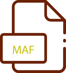 Old brick fill MAF file icon