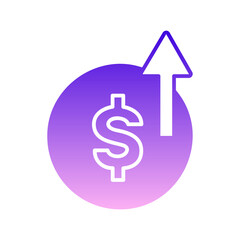 Obraz premium coin with arrow
