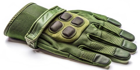 Green tactical glove for military use , tactical, glove, green, military, combat, protection, army, camouflage