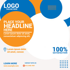 Creative simple modern social media