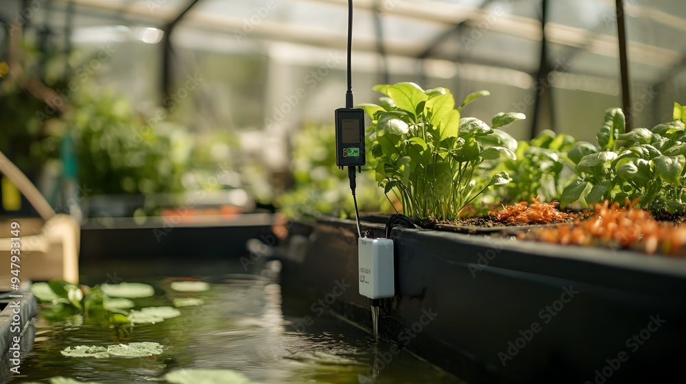 Poster innovative iot sensor into aquaponics system enabling real time data monitoring analytics and optimi