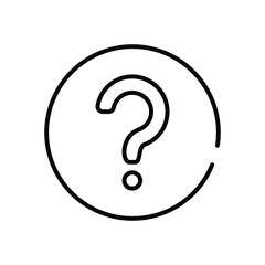 Question Mark vector icon