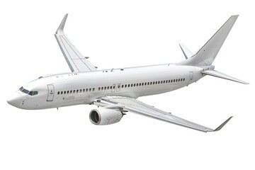 Fototapeta premium Modern commercial airplane in flight