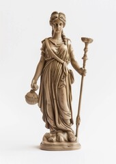 Ancient Greek goddess statue