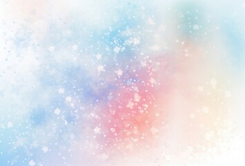 Dreamy pastel starry background