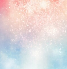 Fototapeta premium Pastel bokeh gradient background illustration