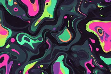 Fototapeta premium Abstract Multicolor Gradient Oil paint texture