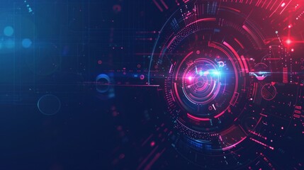 Obraz premium Abstract Futuristic Technology Design