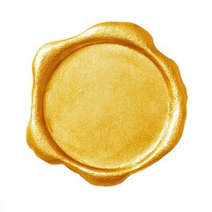 Golden wax seal stamp