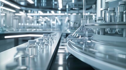 CuttingEdge Biotech Lab Futuristic Technology in Motion