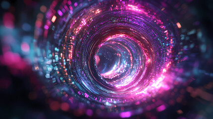 Virtual Reality Sci-Fi Tunnel