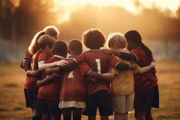 Football clothing apparel hugging.