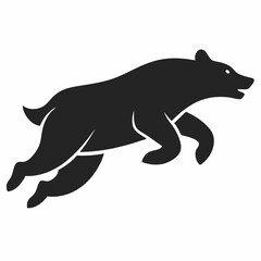 Bear Silhouette Black Vector