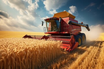 Fototapeta premium Field farm agriculture outdoors.