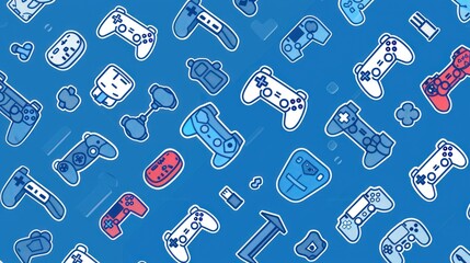 Colorful Game Controller Pattern