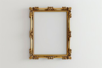 Elegant gold ornate picture frame