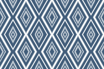 Ethnic ikat seamless pattern.beautiful pattern. folk embroidery,bohemian style,aztec geometric art ornament print.ethnic abstract art.Seamless fabric.design for fabric, carpet, wallpaper, clothing.