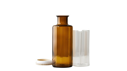 Empty Filter Bottle isolated on transparent background, PNG