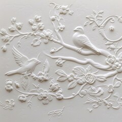  embossed on paper, numbers and letters