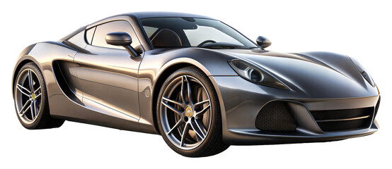 Sleek car displayed on transparent background © David