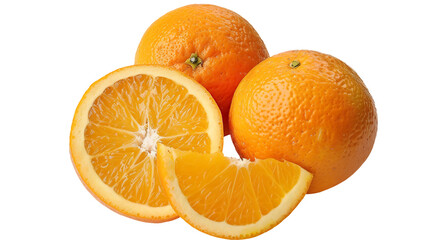 Orange Fruit isolated on transparent background, PNG