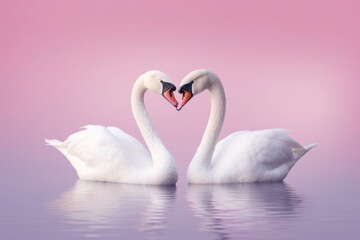 Fototapeta premium Swan animal white bird.