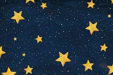 Naklejka premium Starry night sky background