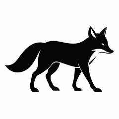 Fox Silhouette Black Vector