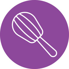 Egg Beater line circle icon