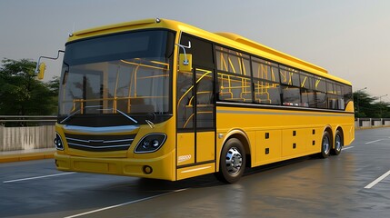 New modern electric bus