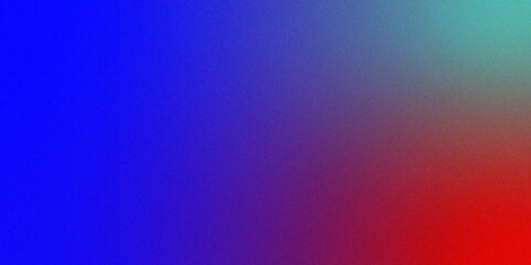 Neon blue light leaks effect background .Abstract noise background with a blue and red gradient for appealing and modern aesthetic Gradient red blue green blur abstract background	
