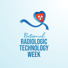 National Radiologic Technology Week vector design template good for celebration usage. National Radiologic Technology Week design. flat design. eps 10.