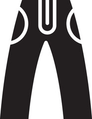 Trousers Glyph Icon