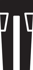 Trousers Glyph Icon