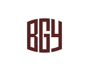 BGY logo design vector template. BGY