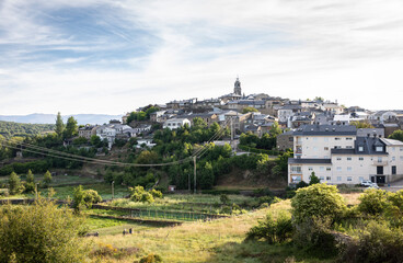 Obraz premium a view of Puebla de Sanabria town, province of Zamora, Castile and Leon, Spain