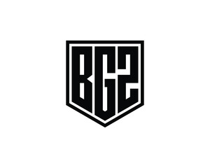 BGZ logo design vector template. BGZ