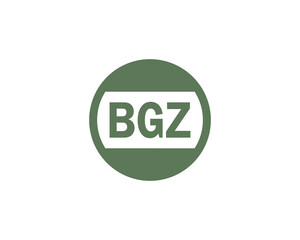 BGZ logo design vector template. BGZ