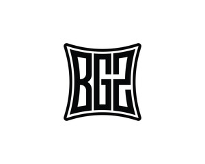 BGZ logo design vector template. BGZ