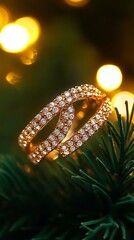 a product photography of premium rose gold ring, wear the indian model and camera focus on ring