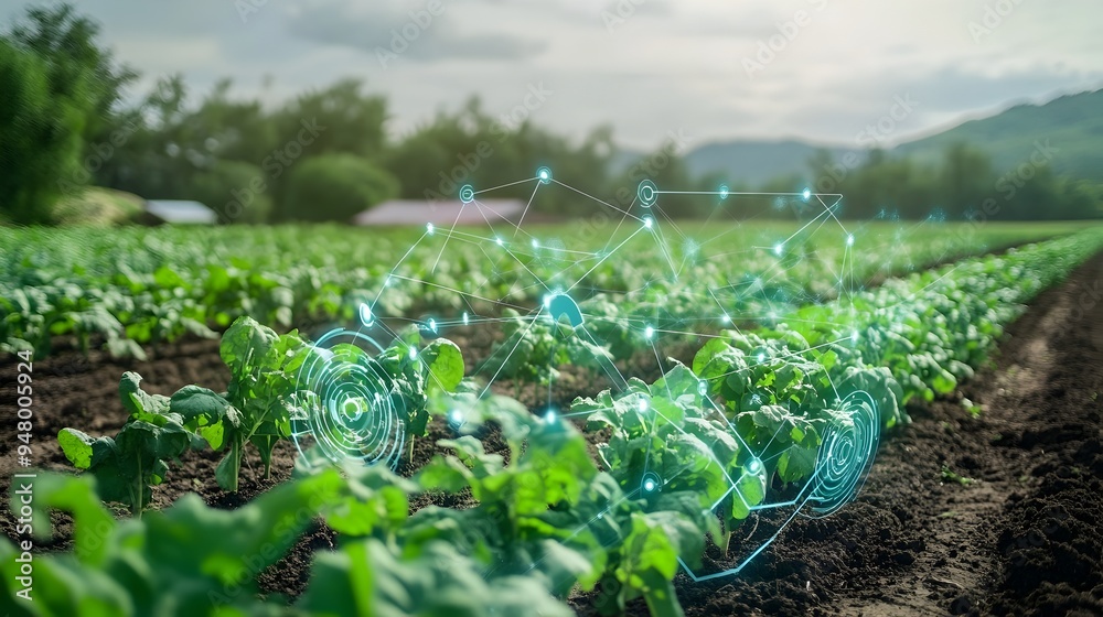 Poster advanced iot sensors and connectivity enabling precision farming techniques to boost productivity an