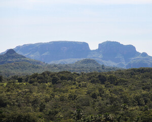 paisagem, da região de pinga fogo, goiás