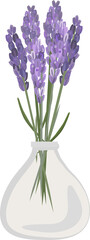 Naklejka premium Dry lavender bouquet