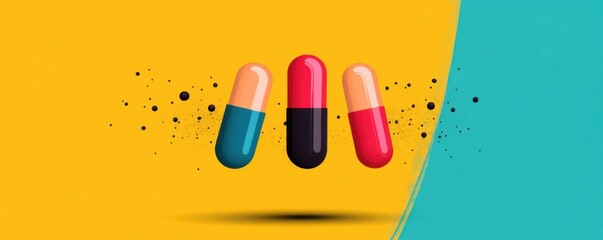 Advancing Pharmaceutical Innovation: Testing Drug Efficacy Flat Design Illustration for Medical Research Concepts
