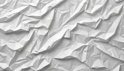 Fototapeta premium Colorful White Paper Texture Crumpled Background Packaging Digital Graphic Design