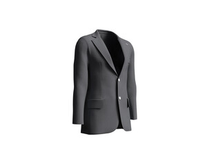Businessman suit on transparent background