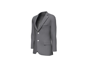 Businessman suit on transparent background