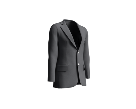 Businessman suit on transparent background