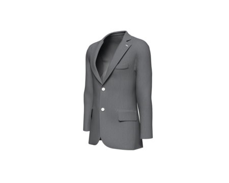 Businessman suit on transparent background